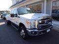 White Platinum 2015 Ford F350 Super Duty Lariat Crew Cab 4x4 DRW