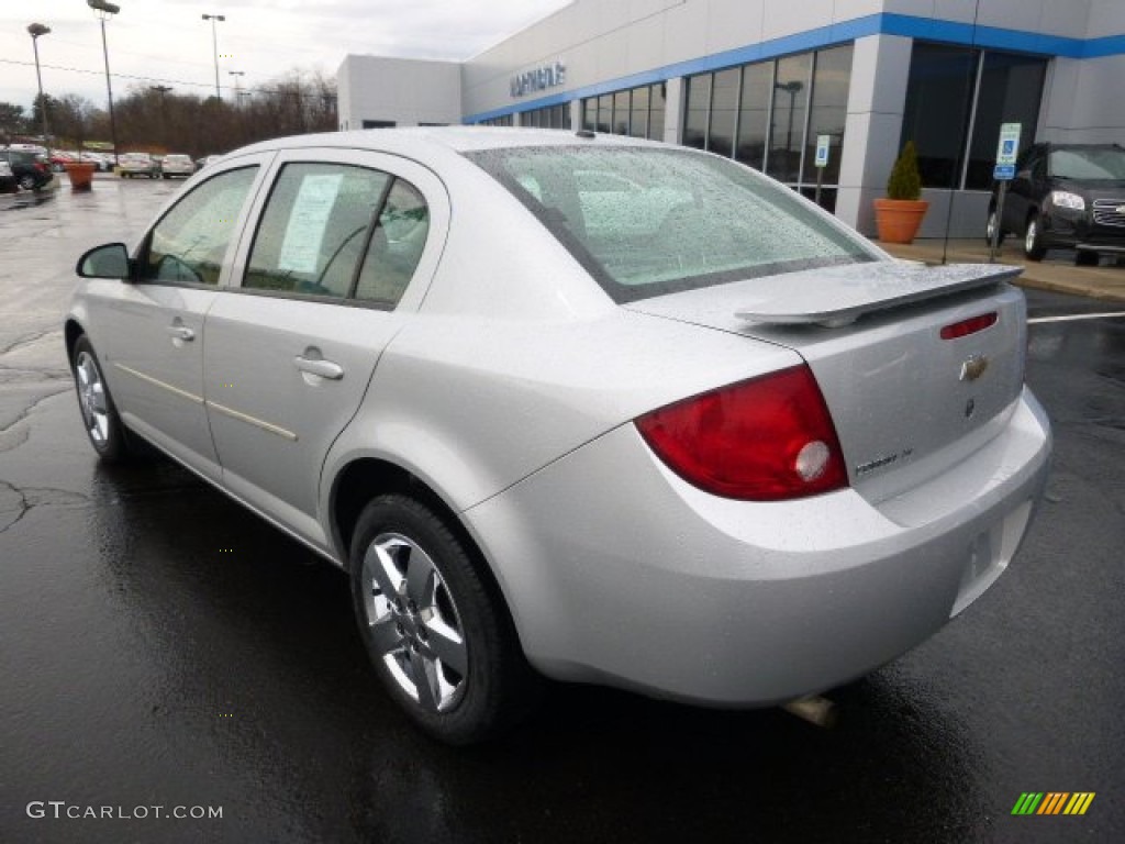 2007 Cobalt LT Sedan - Ultra Silver Metallic / Gray photo #3