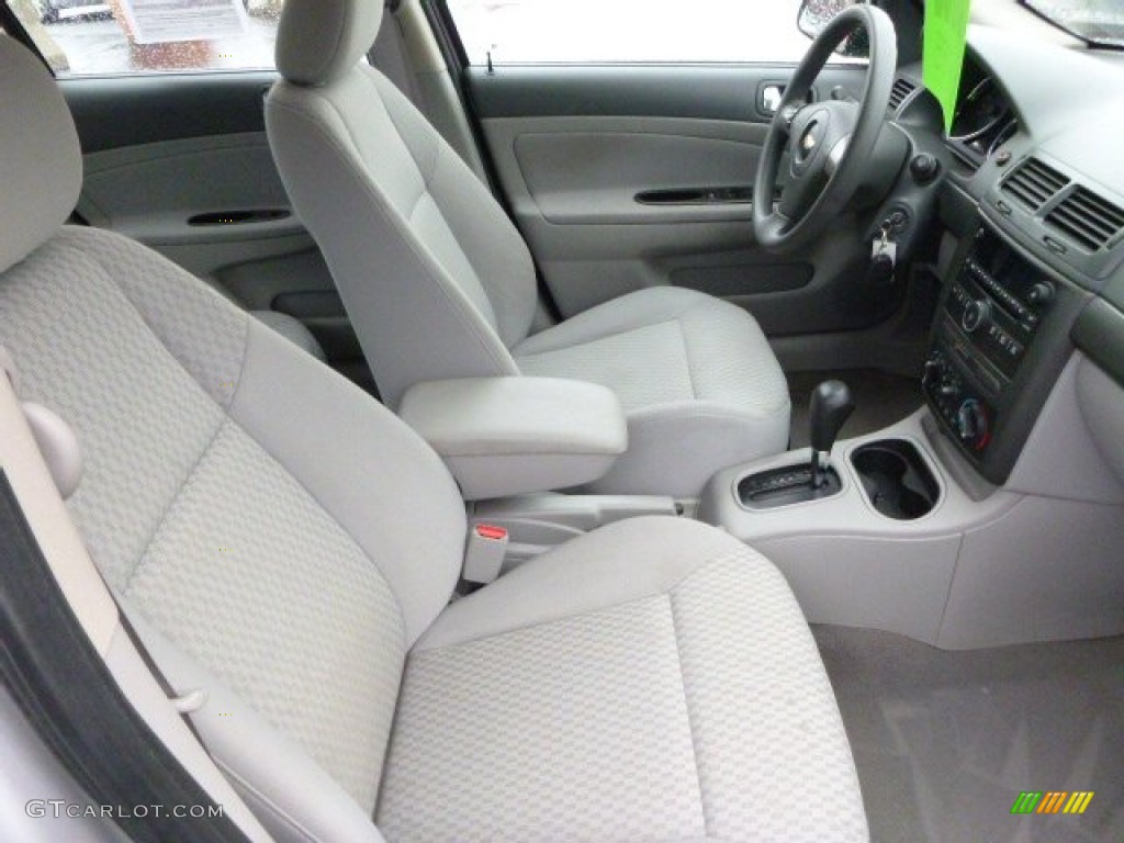 2007 Cobalt LT Sedan - Ultra Silver Metallic / Gray photo #10
