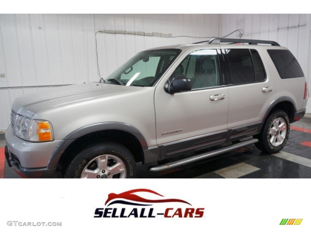 2005 Explorer XLT 4x4 - Mineral Grey Metallic / Midnight Grey photo #1