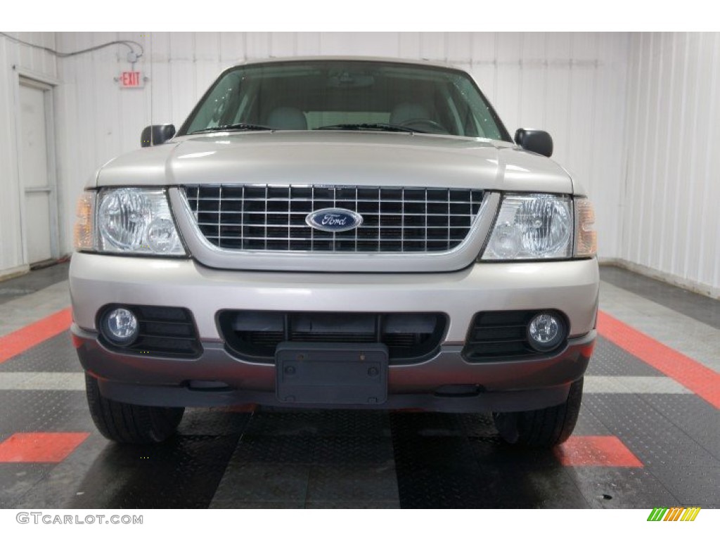 2005 Explorer XLT 4x4 - Mineral Grey Metallic / Midnight Grey photo #4