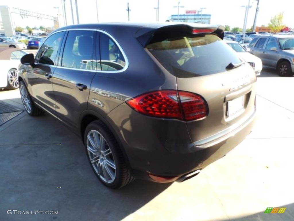 2012 Cayenne S Hybrid - Umber Brown Metallic / Luxor Beige photo #5