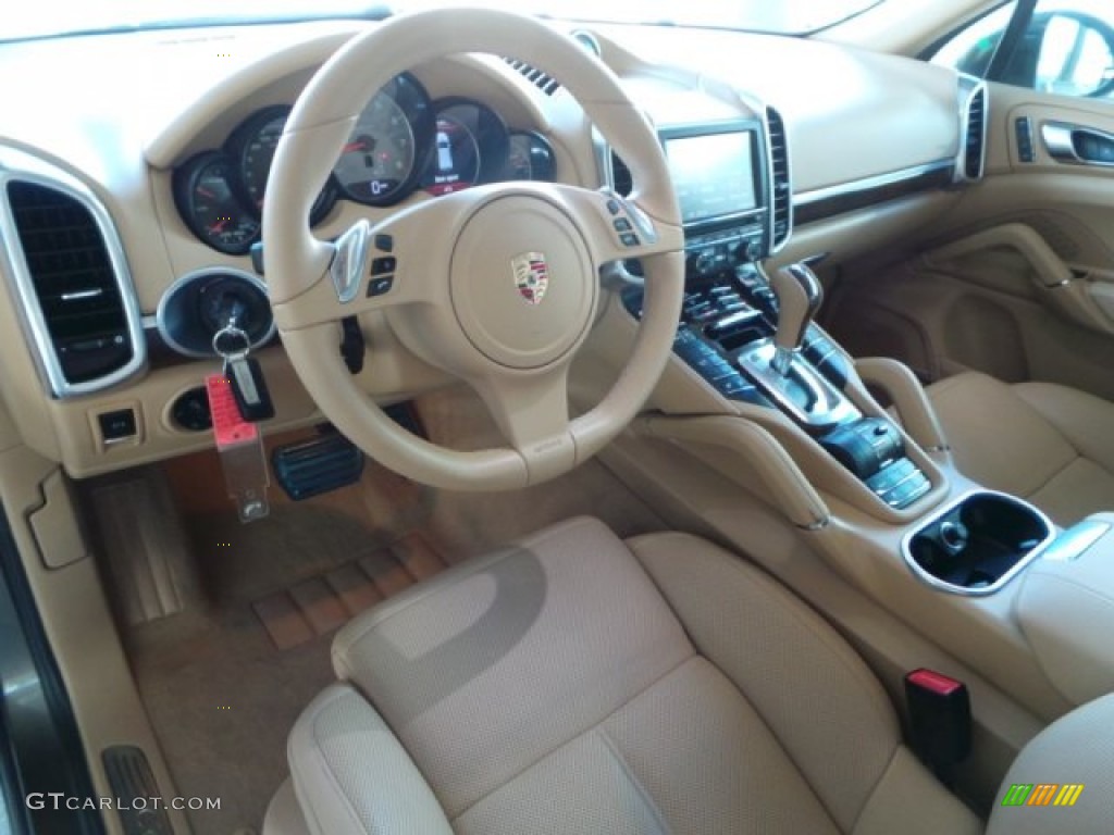 2012 Cayenne S Hybrid - Umber Brown Metallic / Luxor Beige photo #15