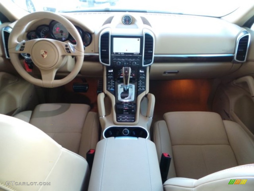2012 Cayenne S Hybrid - Umber Brown Metallic / Luxor Beige photo #34