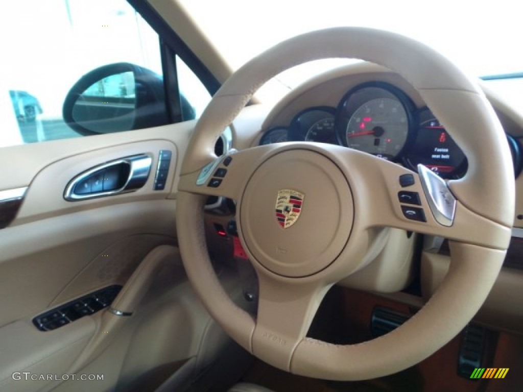 2012 Cayenne S Hybrid - Umber Brown Metallic / Luxor Beige photo #35