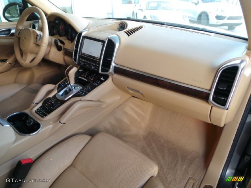2012 Cayenne S Hybrid - Umber Brown Metallic / Luxor Beige photo #41