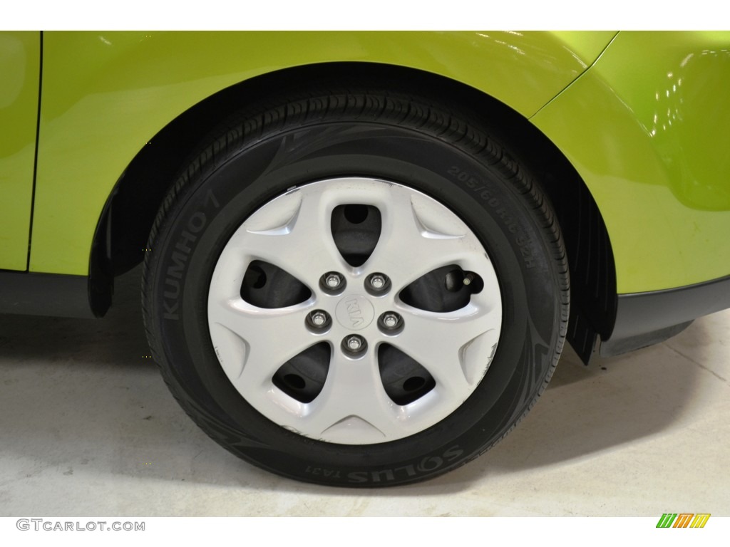 2014 Soul 1.6 - Kale Green / Black Diamond Woven Cloth photo #3