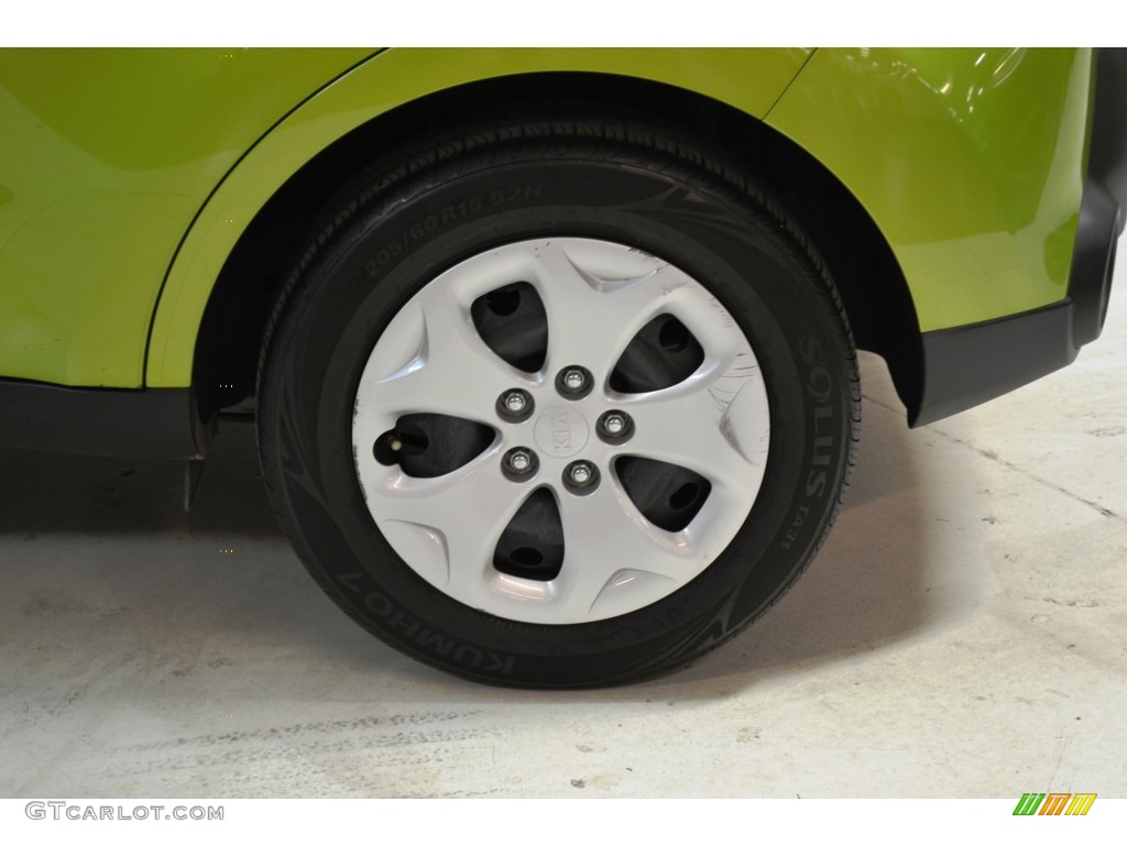 2014 Soul 1.6 - Kale Green / Black Diamond Woven Cloth photo #8