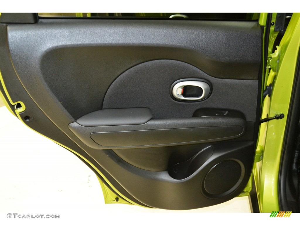 2014 Soul 1.6 - Kale Green / Black Diamond Woven Cloth photo #18