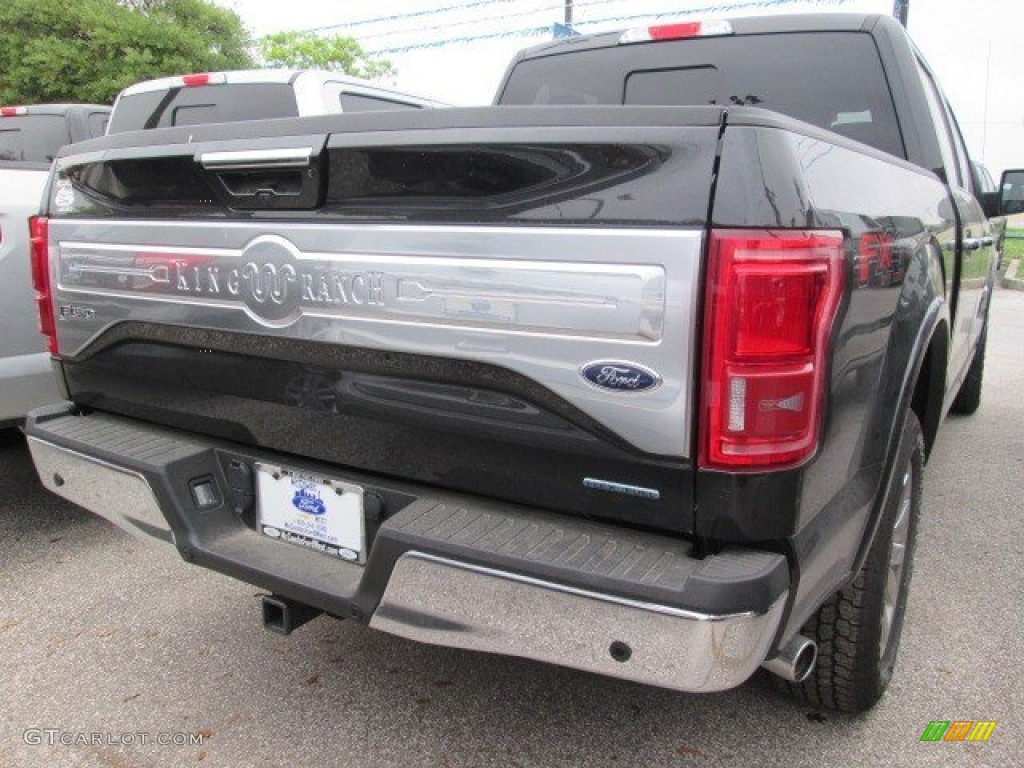 2015 F150 King Ranch SuperCrew 4x4 - Tuxedo Black Metallic / King Ranch Java/Mesa photo #13