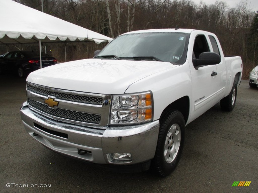 2013 Silverado 1500 LT Extended Cab 4x4 - Summit White / Ebony photo #15