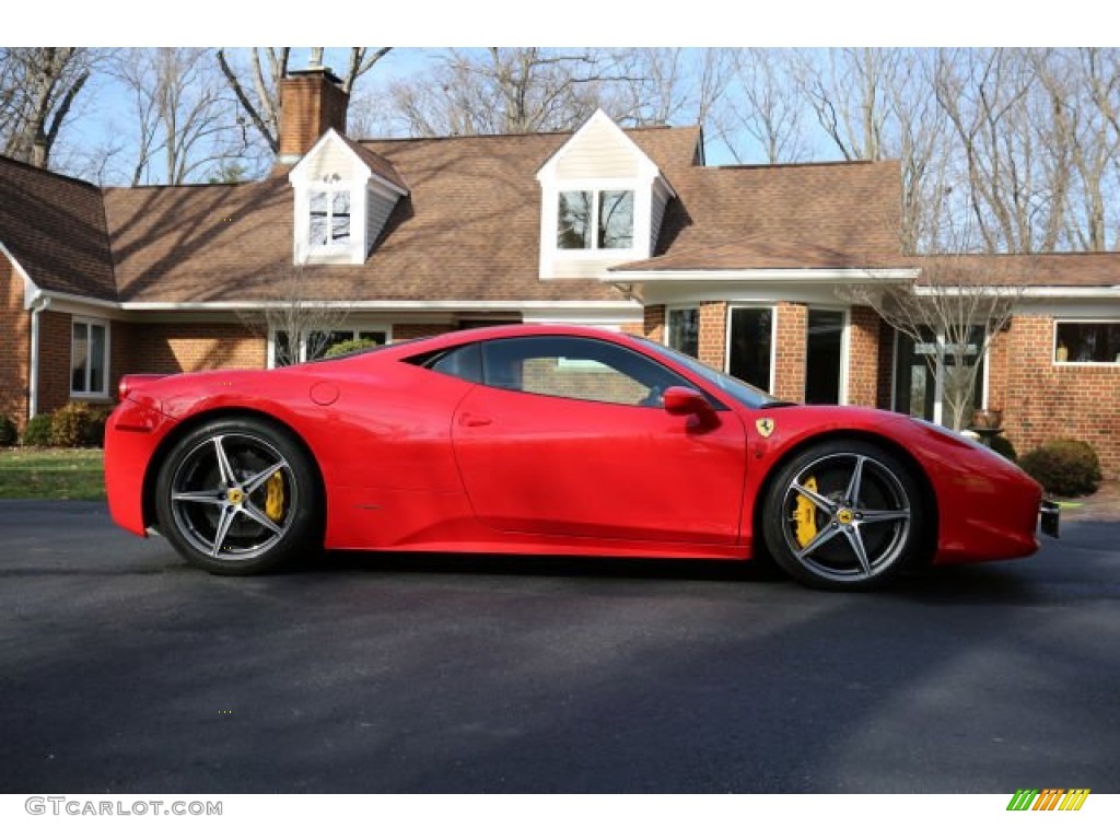 2013 458 Italia - Rosso Scuderia (Red) / Charcoal photo #3