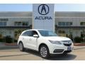 2015 White Diamond Pearl Acura MDX Technology  photo #1