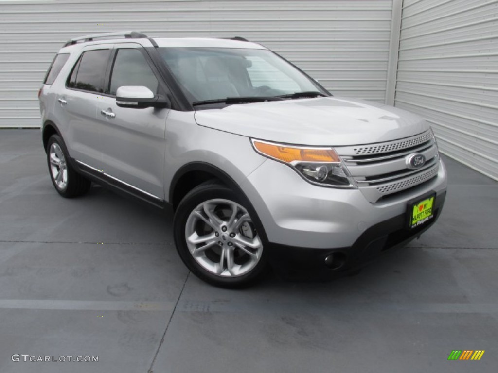 2015 Explorer Limited - Ingot Silver / Medium Light Stone photo #2