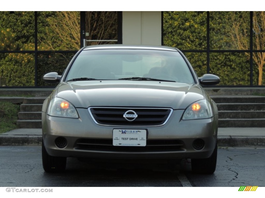 2002 Altima 2.5 SL - Polished Pewter Metallic / Blond Beige photo #4