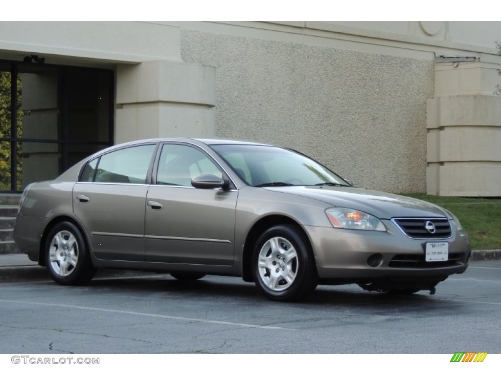 2002 Altima 2.5 SL - Polished Pewter Metallic / Blond Beige photo #5