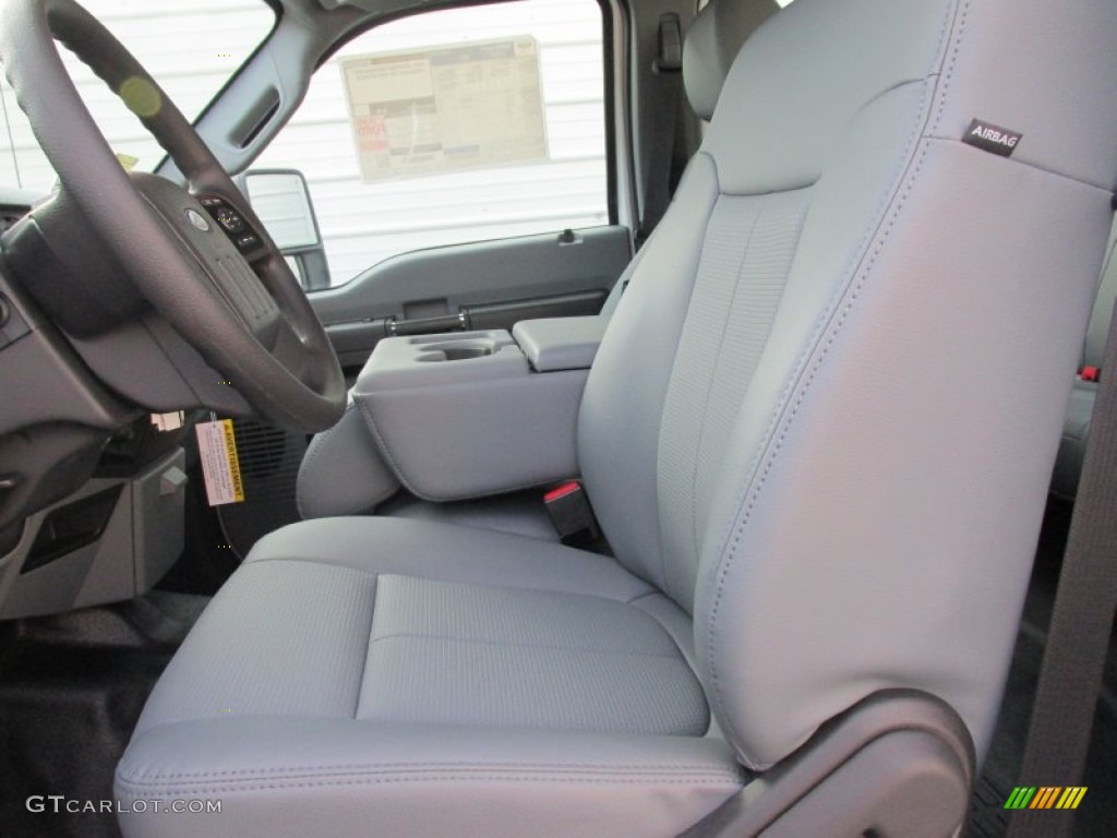 2015 F250 Super Duty XL Crew Cab - Oxford White / Steel photo #21