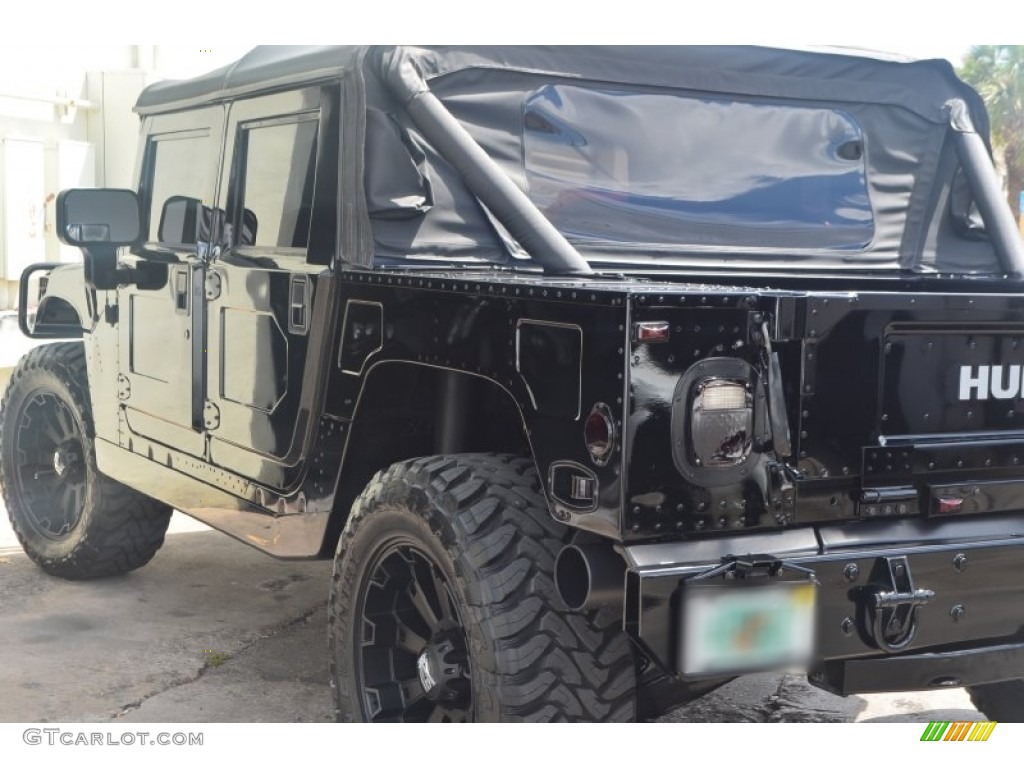 2001 H1 Soft Top - Black / Black photo #6