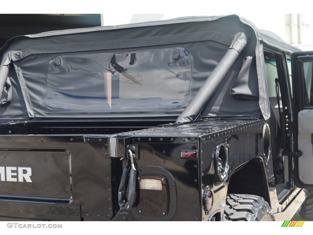 2001 H1 Soft Top - Black / Black photo #17