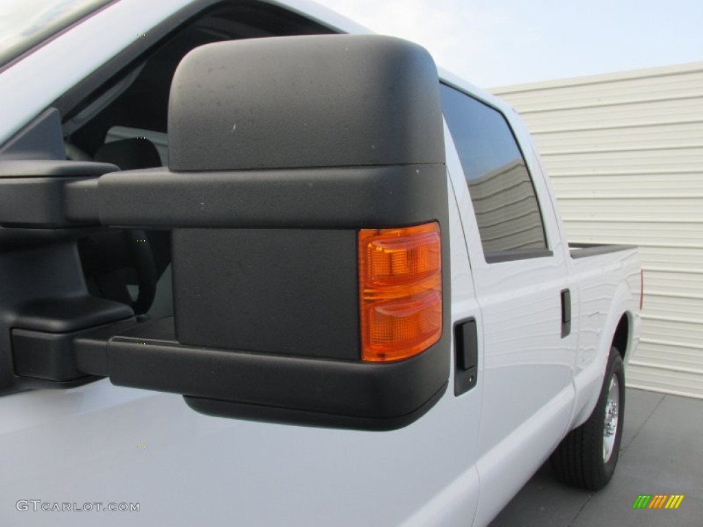 2015 F250 Super Duty XLT Crew Cab - Oxford White / Steel photo #12