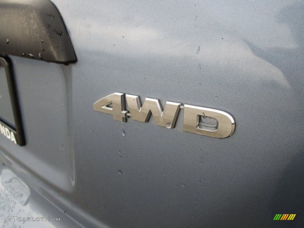 2010 CR-V LX AWD - Glacier Blue Metallic / Gray photo #18