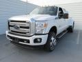 White Platinum - F350 Super Duty Platinum Crew Cab 4x4 DRW Photo No. 7