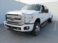 2015 White Platinum Ford F350 Super Duty Platinum Crew Cab 4x4 DRW  photo #7