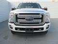 White Platinum - F350 Super Duty Platinum Crew Cab 4x4 DRW Photo No. 8