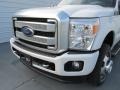 2015 White Platinum Ford F350 Super Duty Platinum Crew Cab 4x4 DRW  photo #10