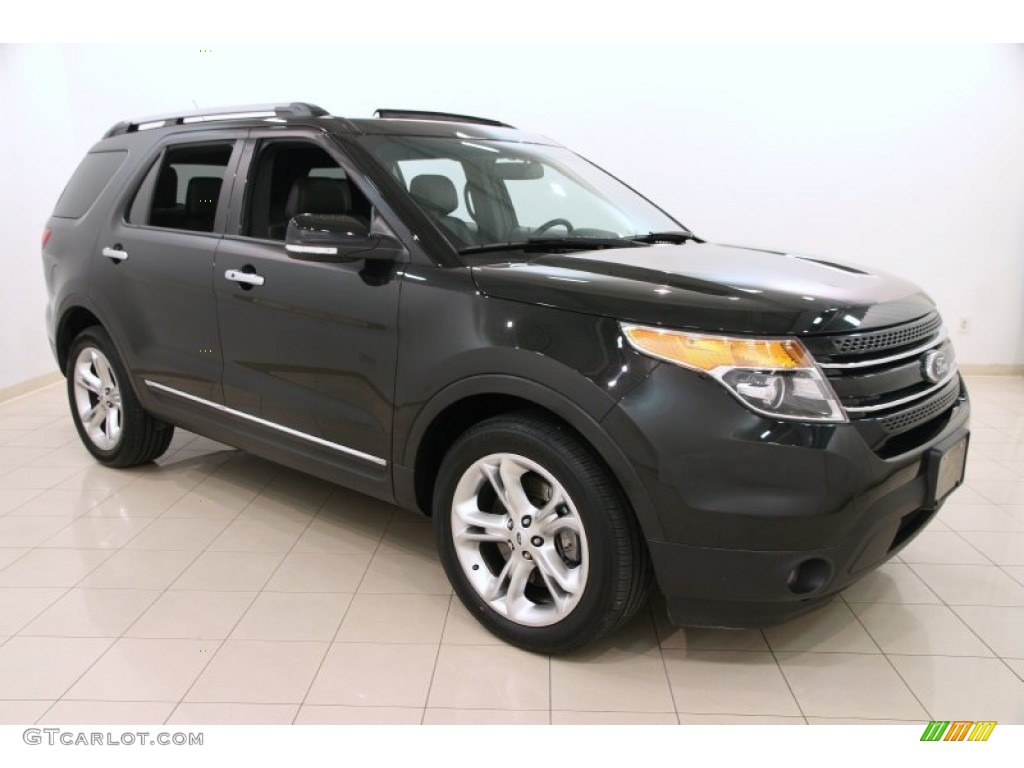 2015 Explorer Limited 4WD - Tuxedo Black / Charcoal Black photo #1