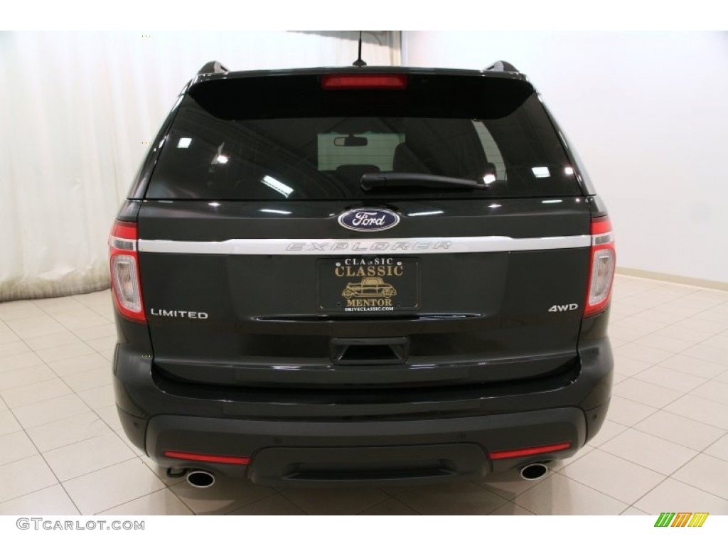 2015 Explorer Limited 4WD - Tuxedo Black / Charcoal Black photo #14