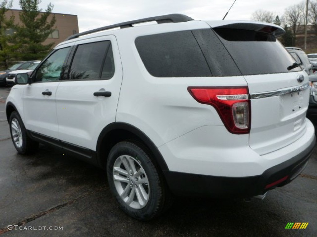 2015 Explorer 4WD - Oxford White / Medium Light Stone photo #4