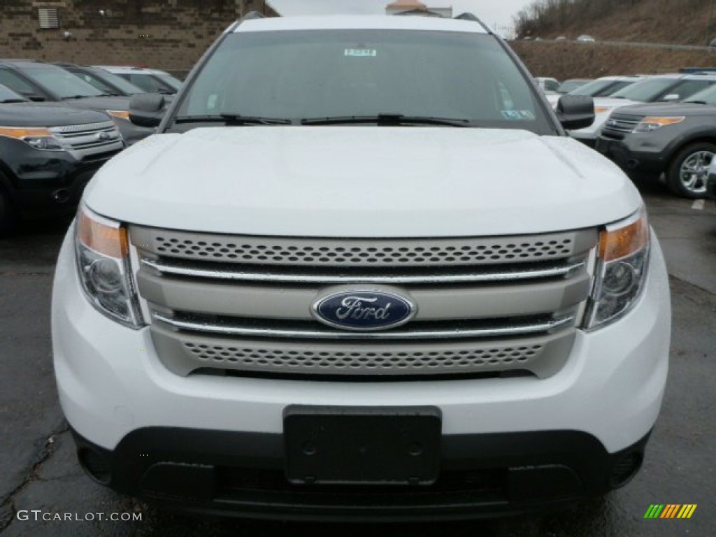 2015 Explorer 4WD - Oxford White / Medium Light Stone photo #6