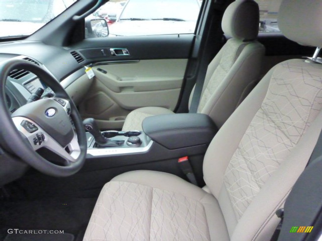 2015 Explorer 4WD - Oxford White / Medium Light Stone photo #8