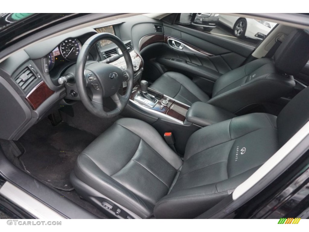 Graphite Interior 2012 Infiniti M 37x AWD Sedan Photo #102772487
