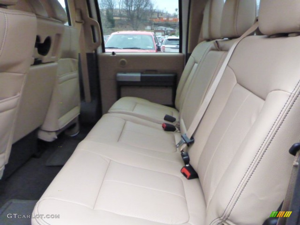 2015 Ford F250 Super Duty Lariat Crew Cab 4x4 Rear Seat Photo #102772775