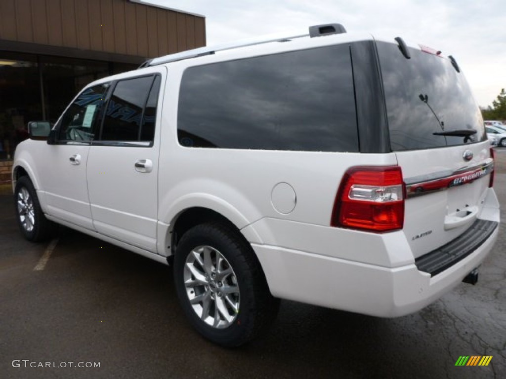 2015 Expedition EL Limited 4x4 - White Platinum Metallic Tri-Coat / Ebony photo #4