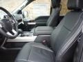 2015 Ford F150 Black Interior Front Seat Photo