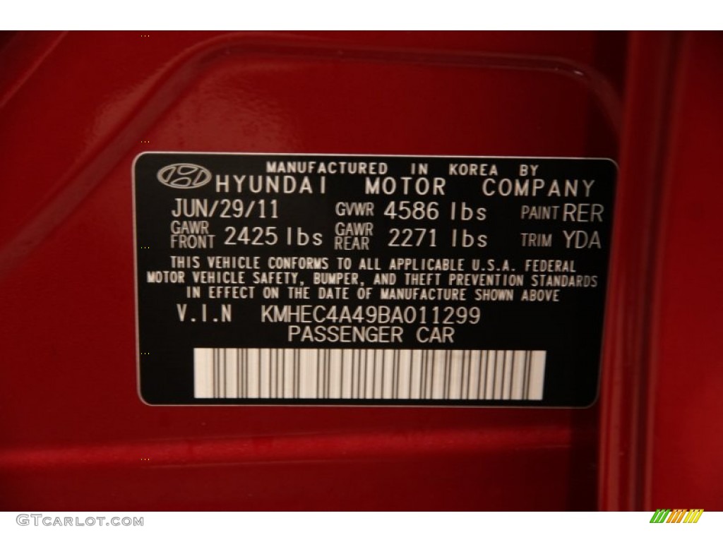 2011 Sonata Hybrid - Venetian Red / Camel photo #16