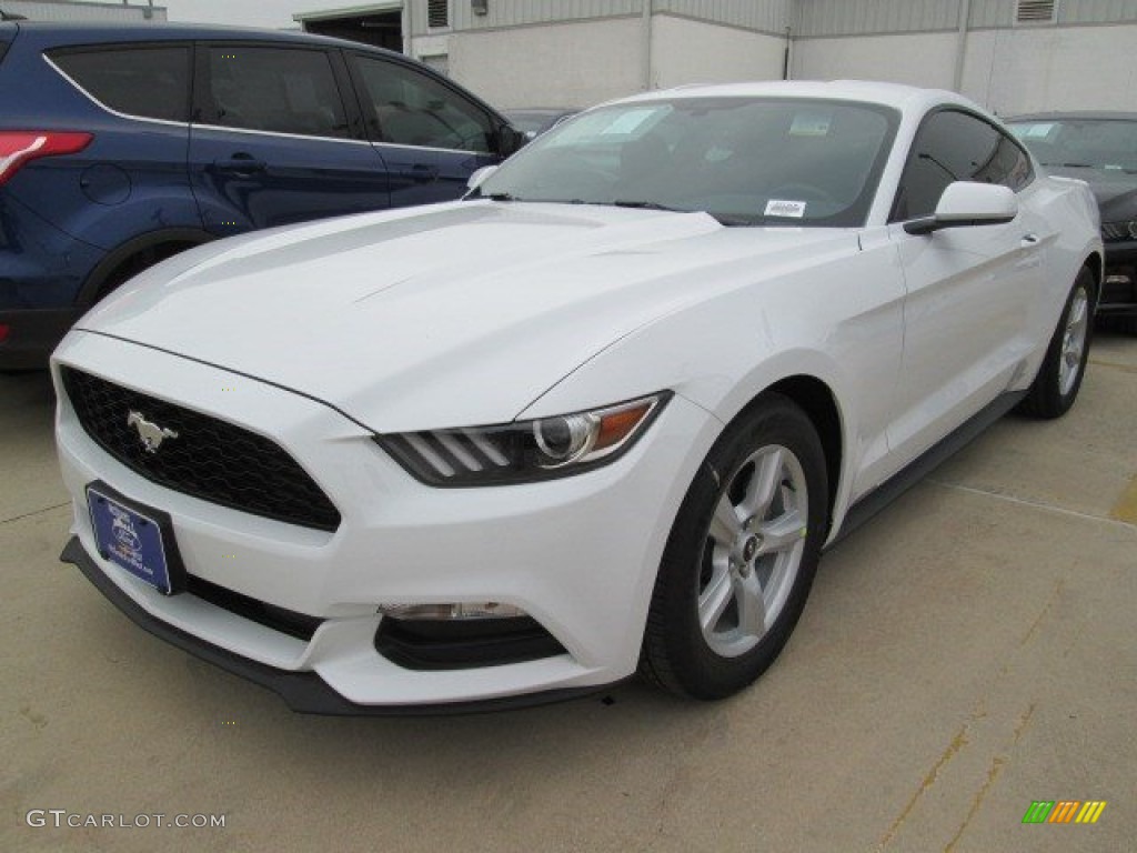 2015 Mustang V6 Coupe - Oxford White / Ebony photo #12