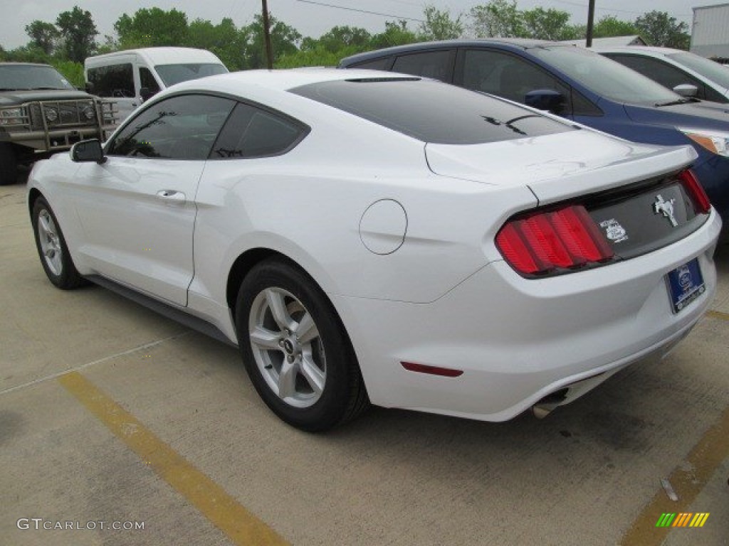 2015 Mustang V6 Coupe - Oxford White / Ebony photo #13