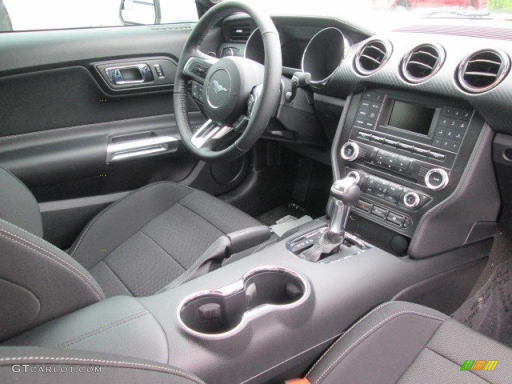 2015 Mustang V6 Coupe - Oxford White / Ebony photo #16