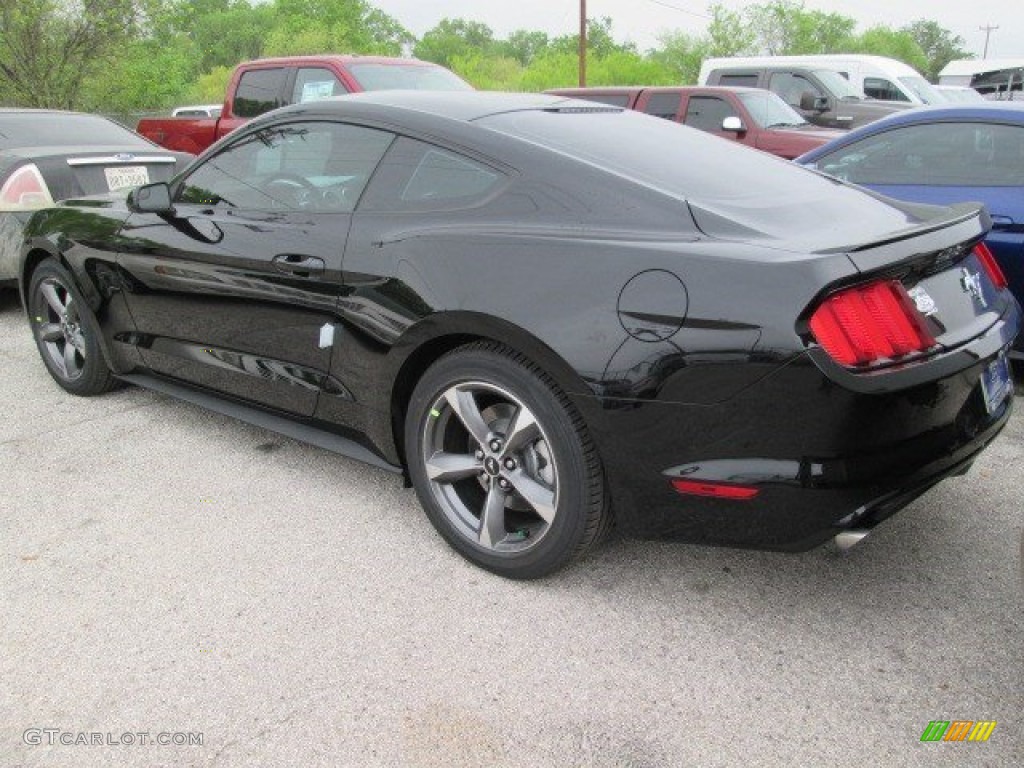 2015 Mustang V6 Coupe - Black / Ebony photo #4