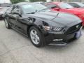 2015 Black Ford Mustang V6 Coupe  photo #1