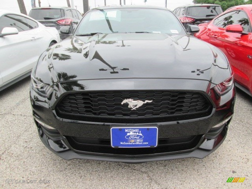 2015 Mustang V6 Coupe - Black / Ebony photo #3