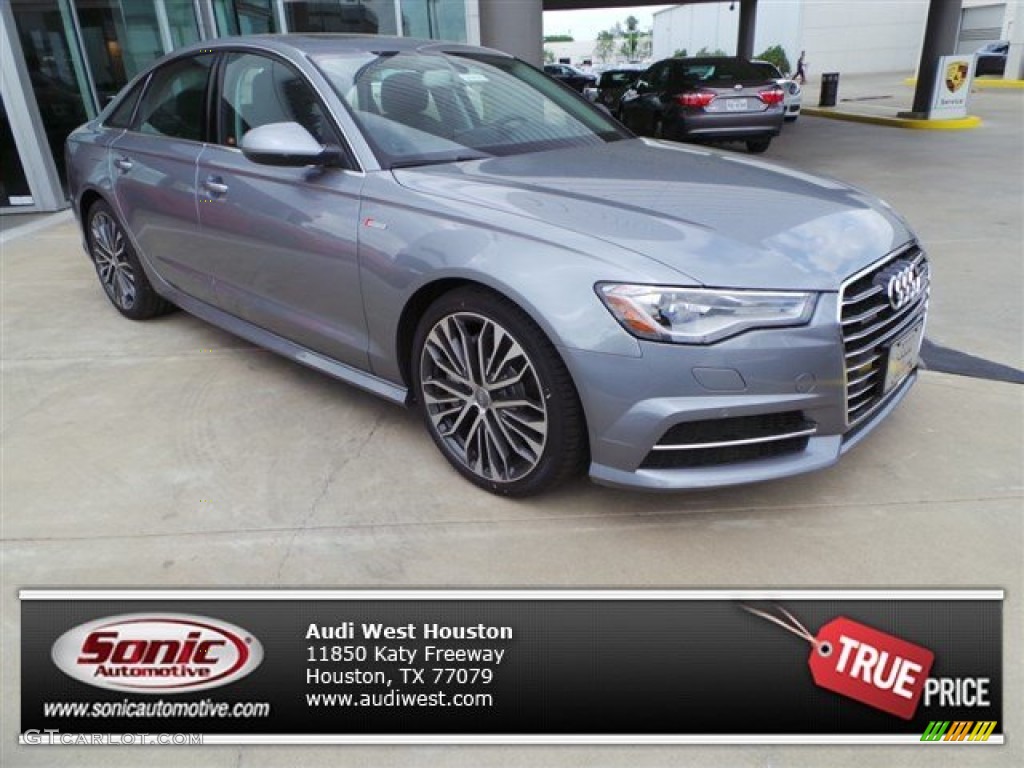 2016 A6 3.0 TFSI Premium Plus quattro - Tornado Grey Metallic / Black photo #1