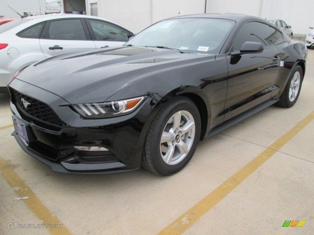 2015 Mustang V6 Coupe - Black / Ebony photo #10