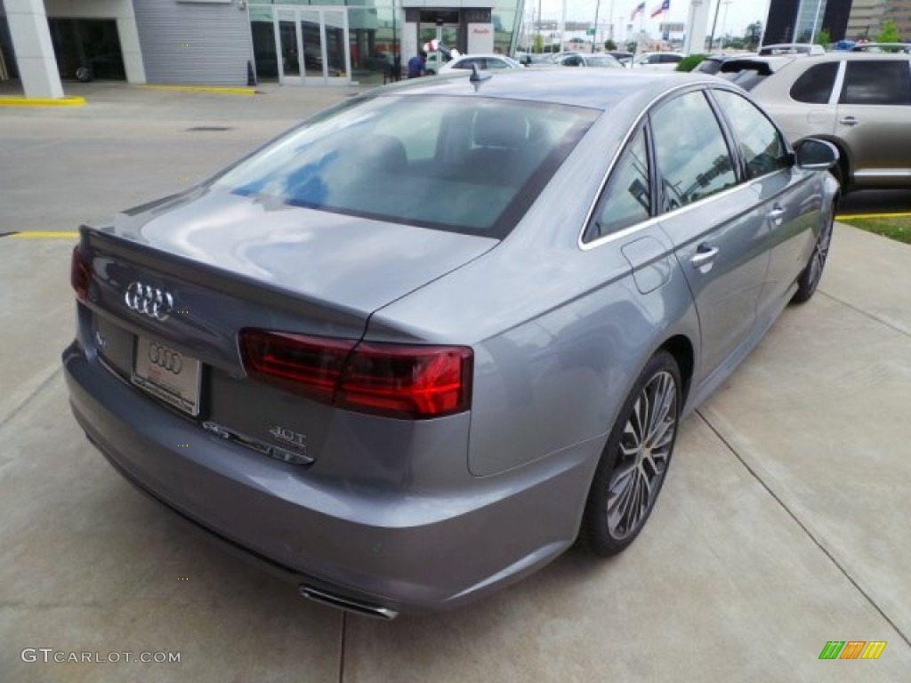 2016 A6 3.0 TFSI Premium Plus quattro - Tornado Grey Metallic / Black photo #7