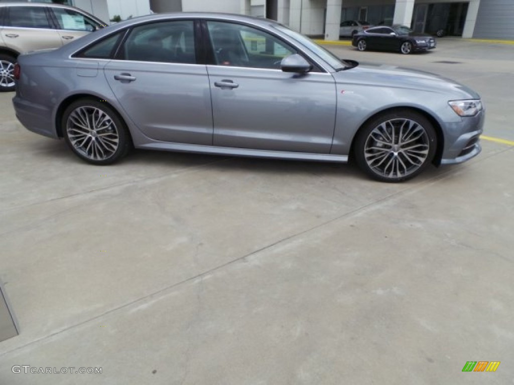 Tornado Grey Metallic 2016 Audi A6 3.0 TFSI Premium Plus quattro Exterior Photo #102776504