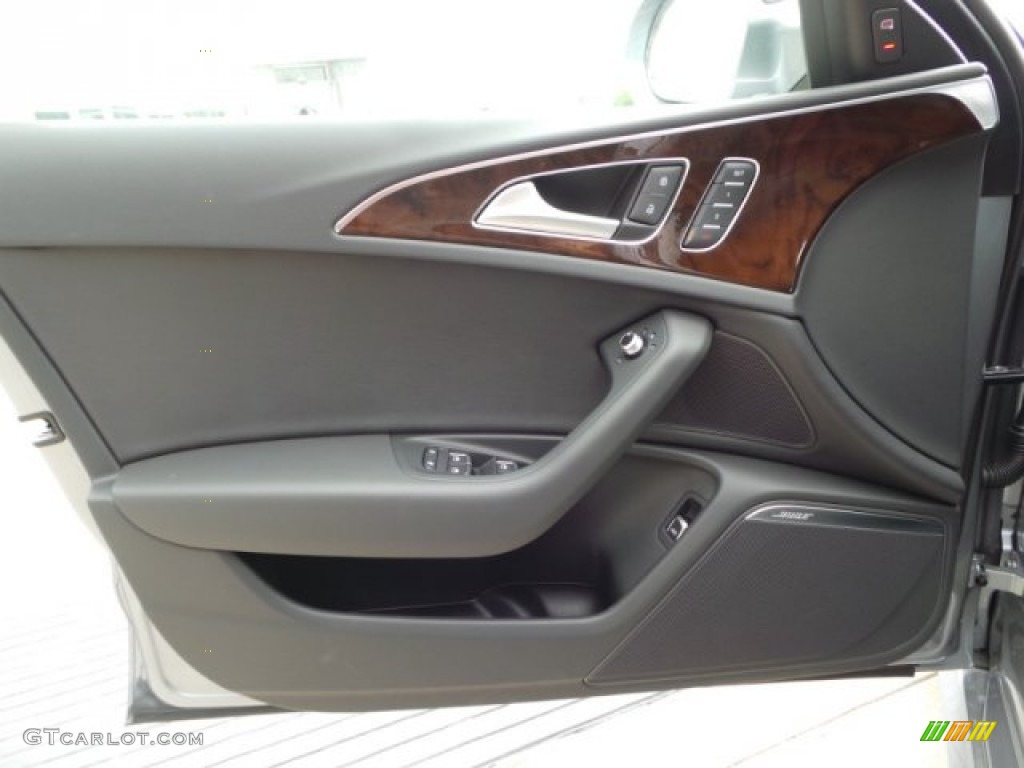 2016 Audi A6 3.0 TFSI Premium Plus quattro Black Door Panel Photo #102776558